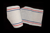 Bandagem de algodão liso com linhas vermelhas ou azuis