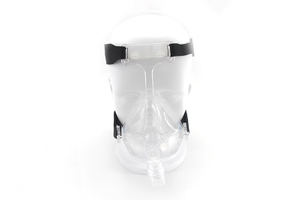 Máscara CPAP facial completa de silicone